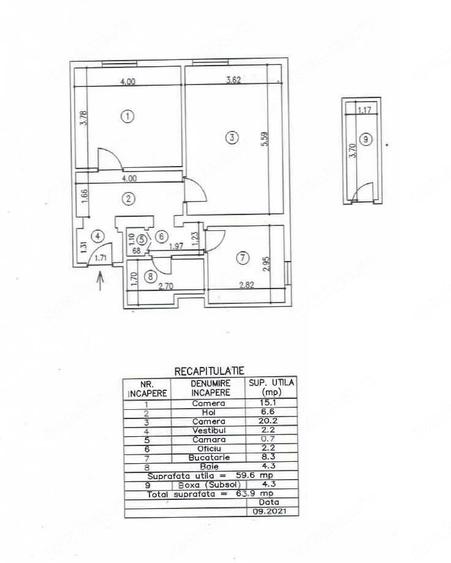 Vanzare Apartament Bd. Basarabia 2 camere Bloc Rusesc Arena Nationala - 7