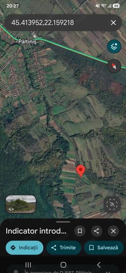 Teren de 11600 mp, în Păltiniș