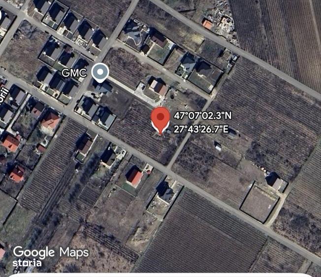 Teren de 1165 mp, în Tomești