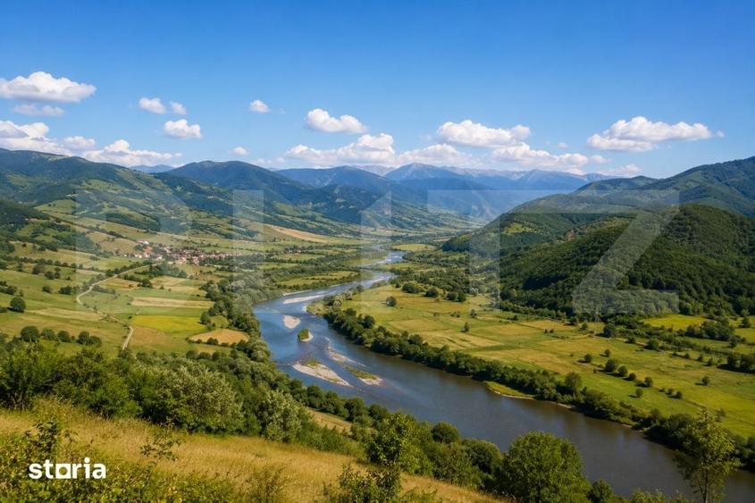 Cartisoara: Teren de Vanzare, Ideal Cazari Pescari si Cabanute din Lem - 1