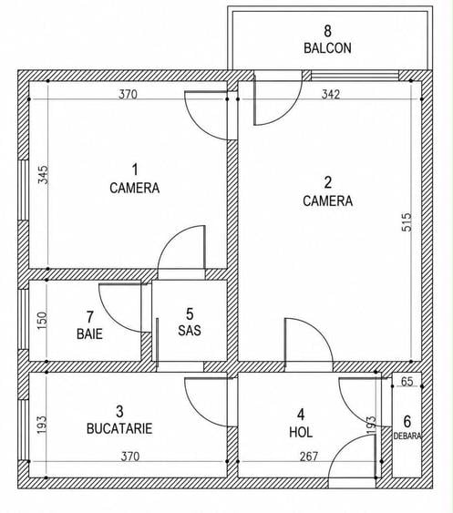 Apartament 2 camere de vanzare zona semicentrala Targu Mures, Mures - 5