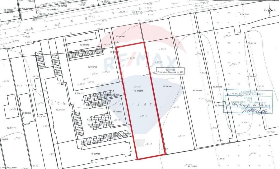 Teren Construcții intravilan de 1773 mp, în Prelungirea Ghencea