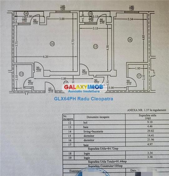 Apartament cu 3 camere decomandat, mobilat în 9 Mai