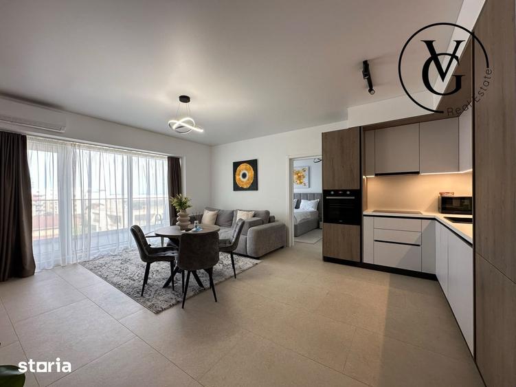 Apartament cu 2 camere semidecomandat în Nord