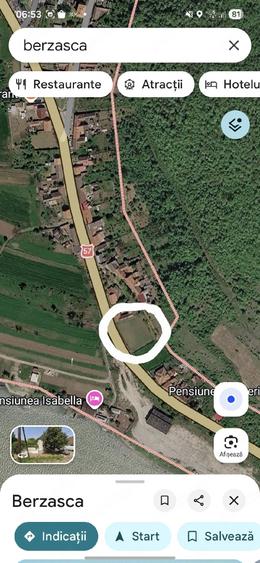 Teren de 1607 mp, în Berzasca