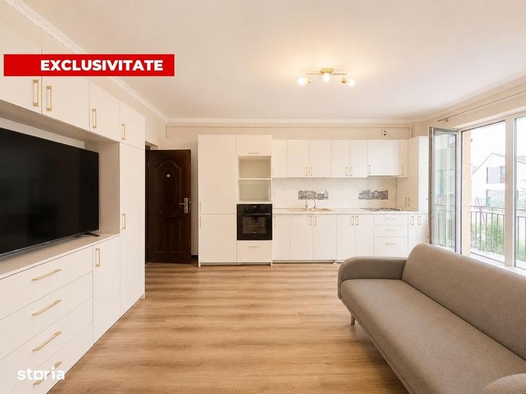 Apartament cu 2 camere semidecomandat în Florești — fotografia 1
