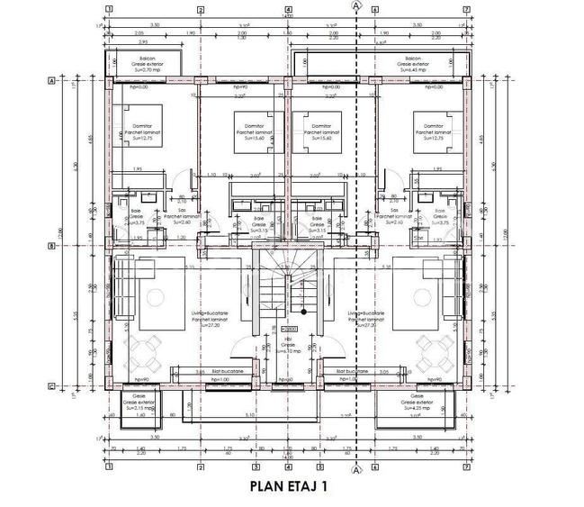 Apartament cu 3 camere în Ovidiu