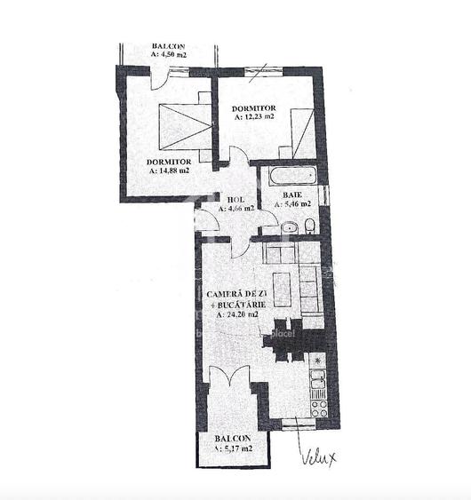Apartamet cu 3 camere, 61mp utili+2 balcoane, etaj 3, mobilat Selimbar - 10
