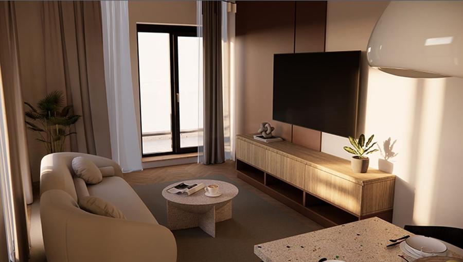 Apartament cu 2 camere în Obor