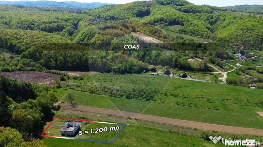 Casă cu 3 camere cu Teren 1200 Mp în Coaș