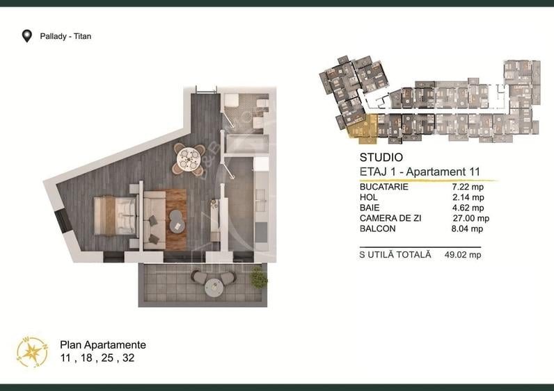 Th. Pallady-Apartament 2 camere cu Loc de parcare Gratuit - 6