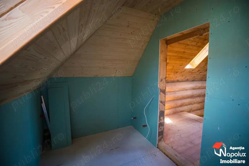 Exclusivitate! Casa din busteni intregi in Chinteni - 5