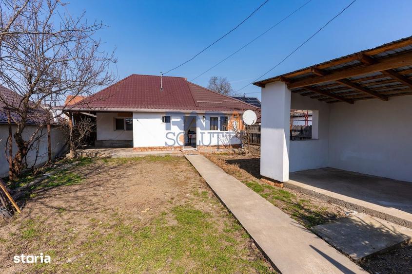 Casă cu 2 camere cu Teren 250 Mp în Central