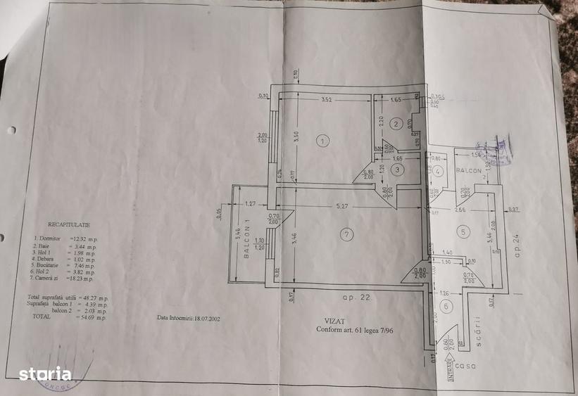 Apartament cu 2 camere semidecomandat în Craiovița Nouă