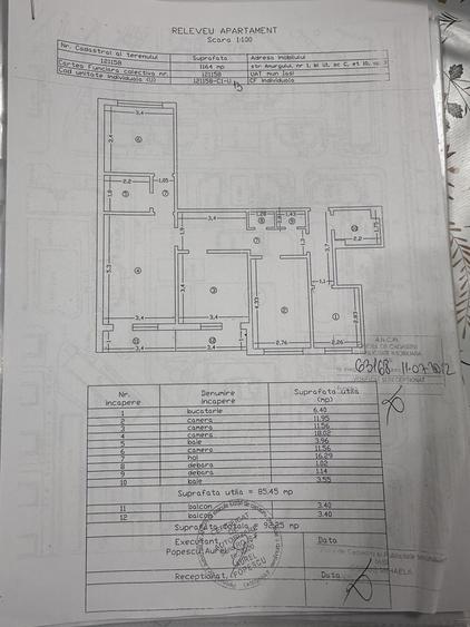 Apartament cu 4 camere semidecomandat, mobilat în Dacia