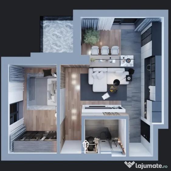 Apartament cu 2 camere în Copou