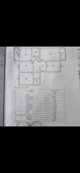 Apartament cu 4 camere decomandat în Central