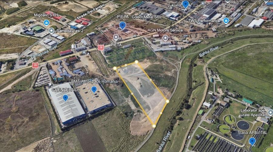 Teren Construcții intravilan de 12000 mp, în Zona industrială