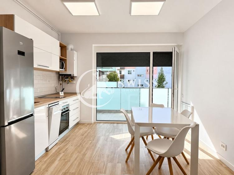 Apartament cu 2 camere semidecomandat, mobilat în Zorilor