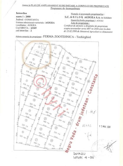 Teren de 985 mp, în Central