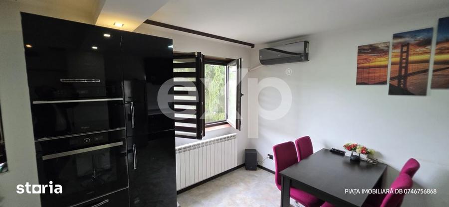 Apartament cu 3 camere semidecomandat, mobilat în Micro 9