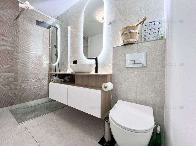 Penthouse cu 4 camere semidecomandat, mobilat în Aviației