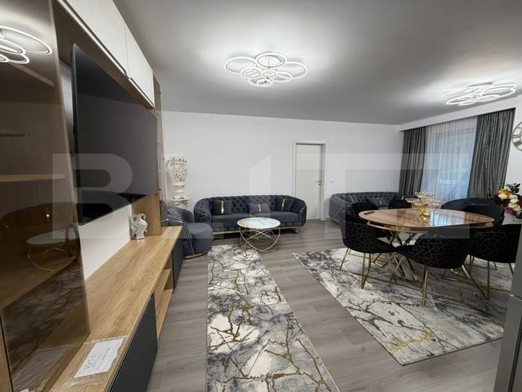 Apartament cu 3 camere semidecomandat, mobilat în Florești