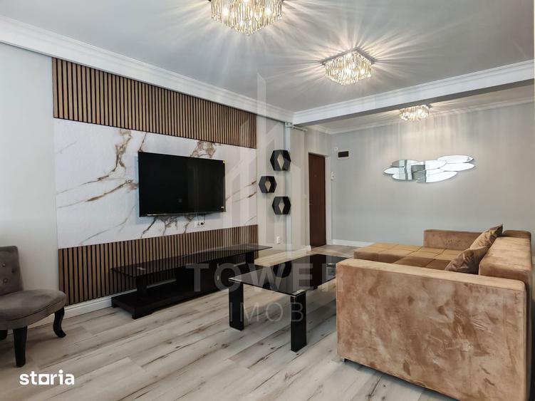 Apartament cu 2 camere, mobilat în Terezian