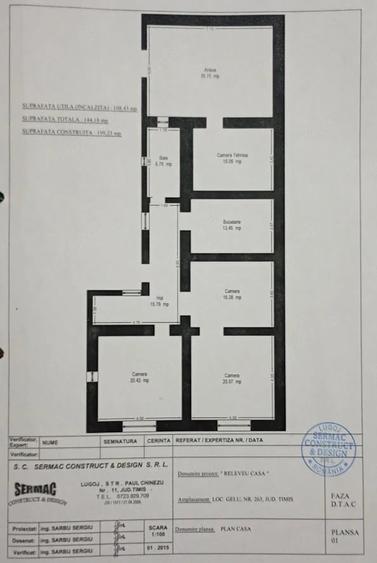 Casă cu 4 camere cu Teren 1906 Mp în Sânandrei