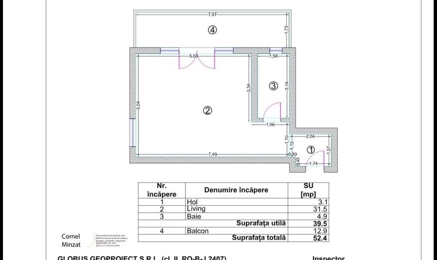 Garsonieră decomandată în Drumul Taberei