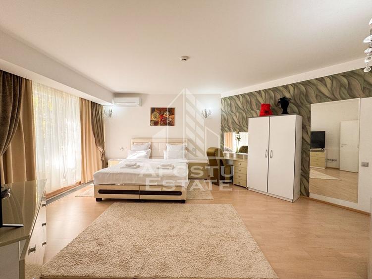 Apartament cu 3 camere semidecomandat, mobilat în Elisabetin