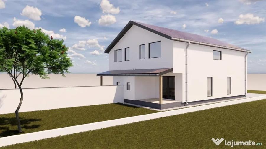 Casă cu 4 camere cu Teren 305 Mp în Șag