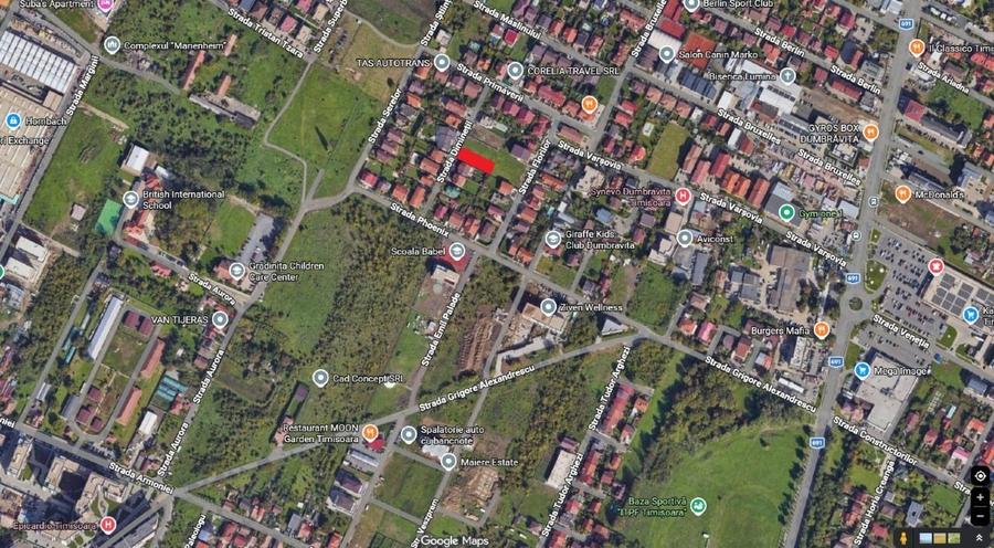 Teren Construcții intravilan de 674 mp, în Dumbrăvița