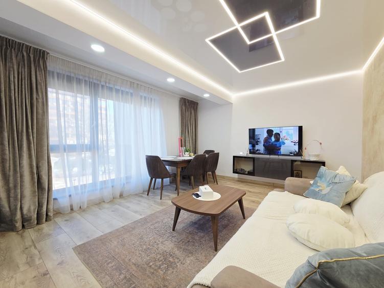 Apartament cu 2 camere decomandat, mobilat în
