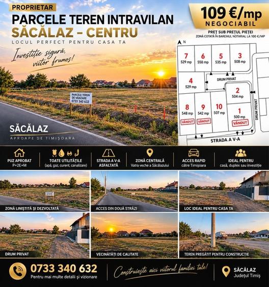 Spațiu comercial, în Săcălaz
