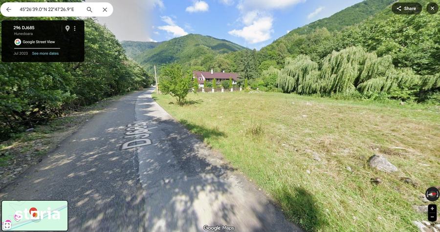 Teren de 1264 mp, în Râu de Mori