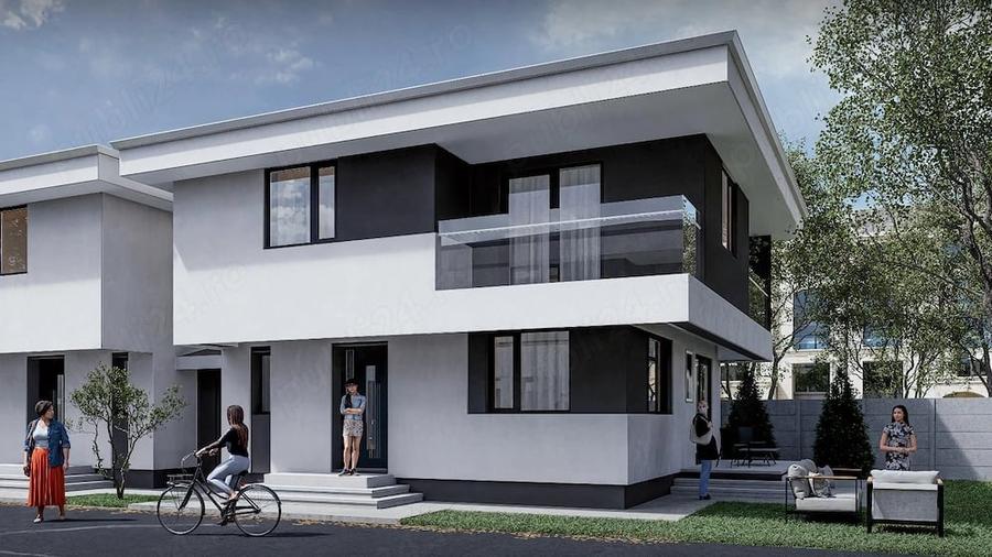 Casă cu 4 camere cu Teren 227 Mp în Chiajna