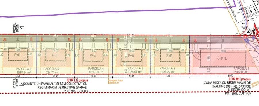 Teren Construcții intravilan de 1038 mp, în Feleacu