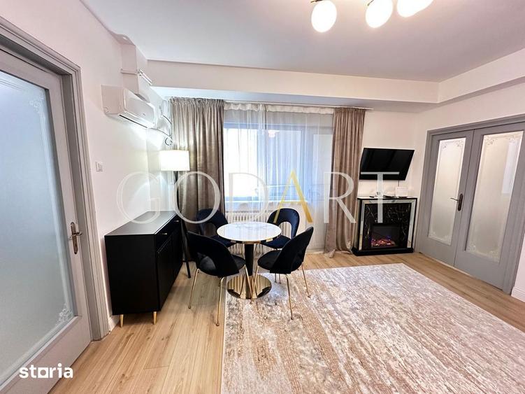 Apartament cu 2 camere, mobilat în Victoriei