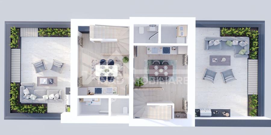 Duplex cu 5 camere cu Canalizare în Andrei Mureșanu