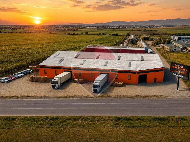 Spațiu industrial, de 2,953 mp, în Hălchiu