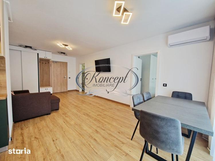 Apartament cu 2 camere semidecomandat, mobilat în Florești