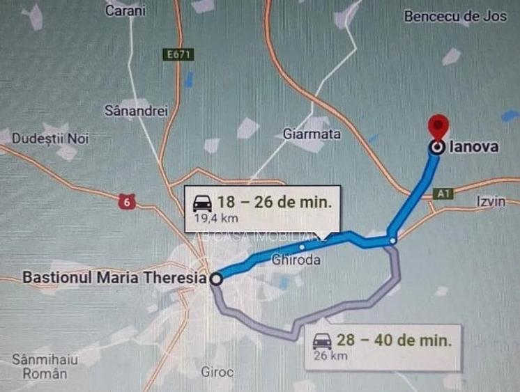 Proprietar vand urgent teren intravilan, intrare Ianova, pozi?ionare excelenta, 12 km de Timi?oara - 5