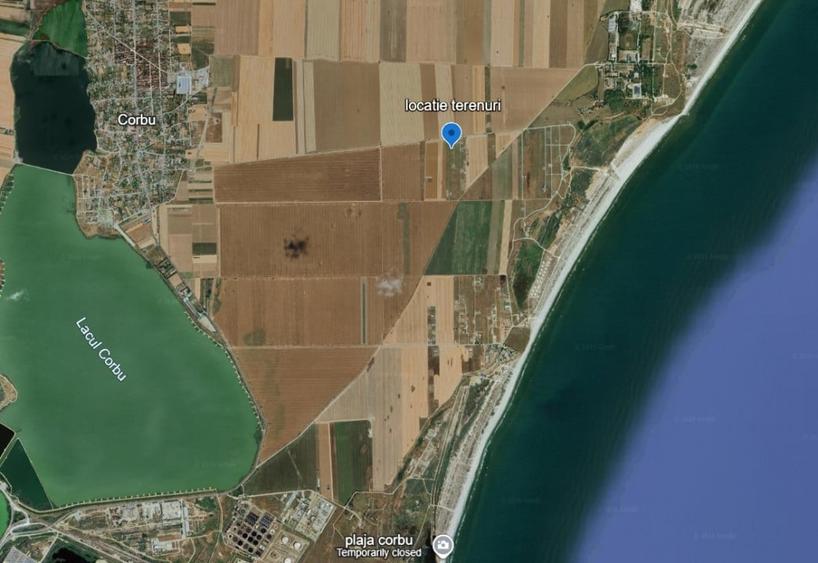 Teren Construcții intravilan de 1096 mp, în Corbu