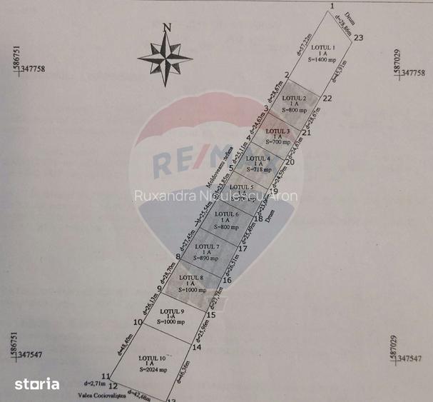 Oportunitate dezvoltare: 10.032 mp cu front la lac, lotizat
