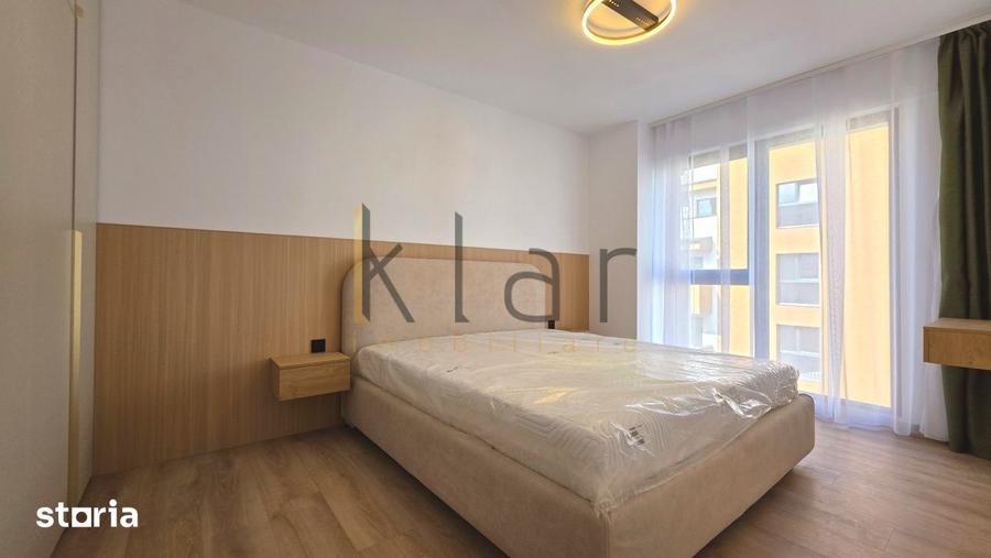 Apartament cu 2 camere semidecomandat, mobilat în Între Lacuri