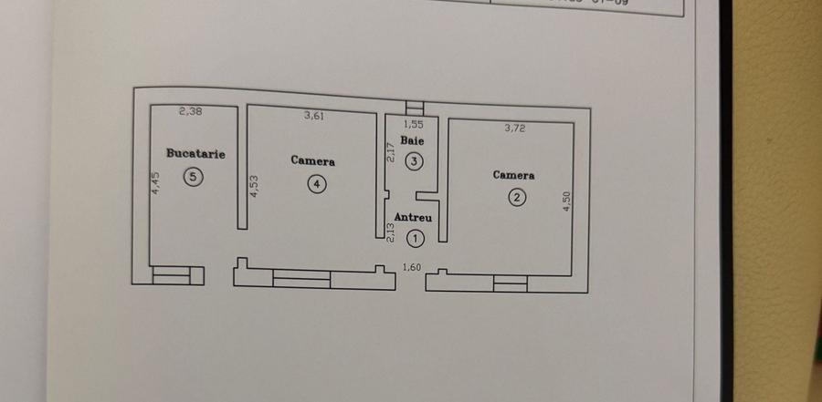 Apartament cu 2 camere decomandat, mobilat în Badea Cârțan