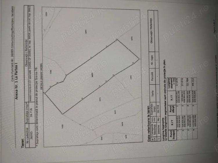 Teren de 16716 mp, în Iacobeni