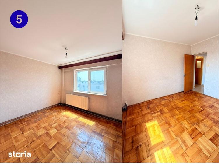 Apartament cu 3 camere decomandat în Calea București