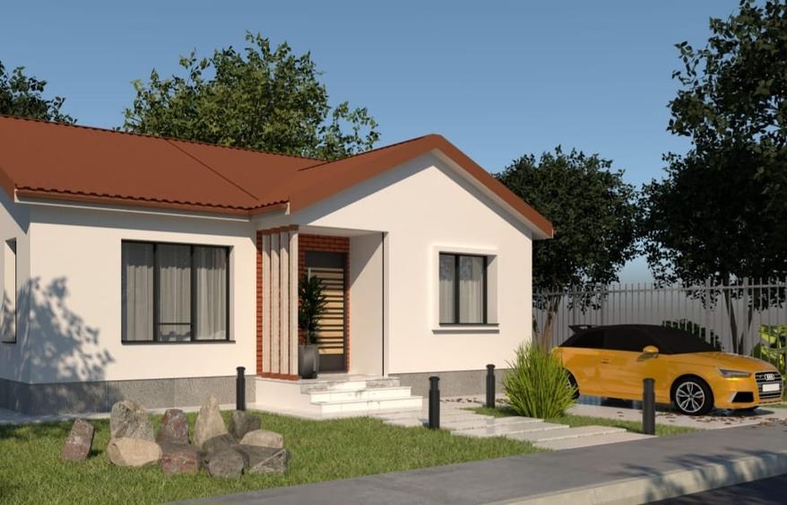 Casă individuală cu 3 camere cu Teren 410 Mp în Berceni
